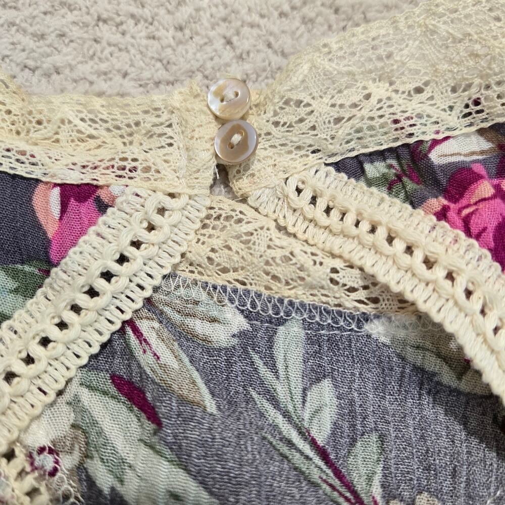 Altar'd State Floral Crochet Lace Sleeveless Dress Sz S Boho Chic Festival - Picture 10 of 12